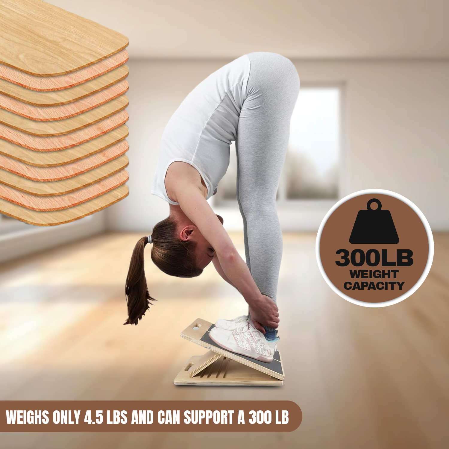 Foldable slant boards for exercise