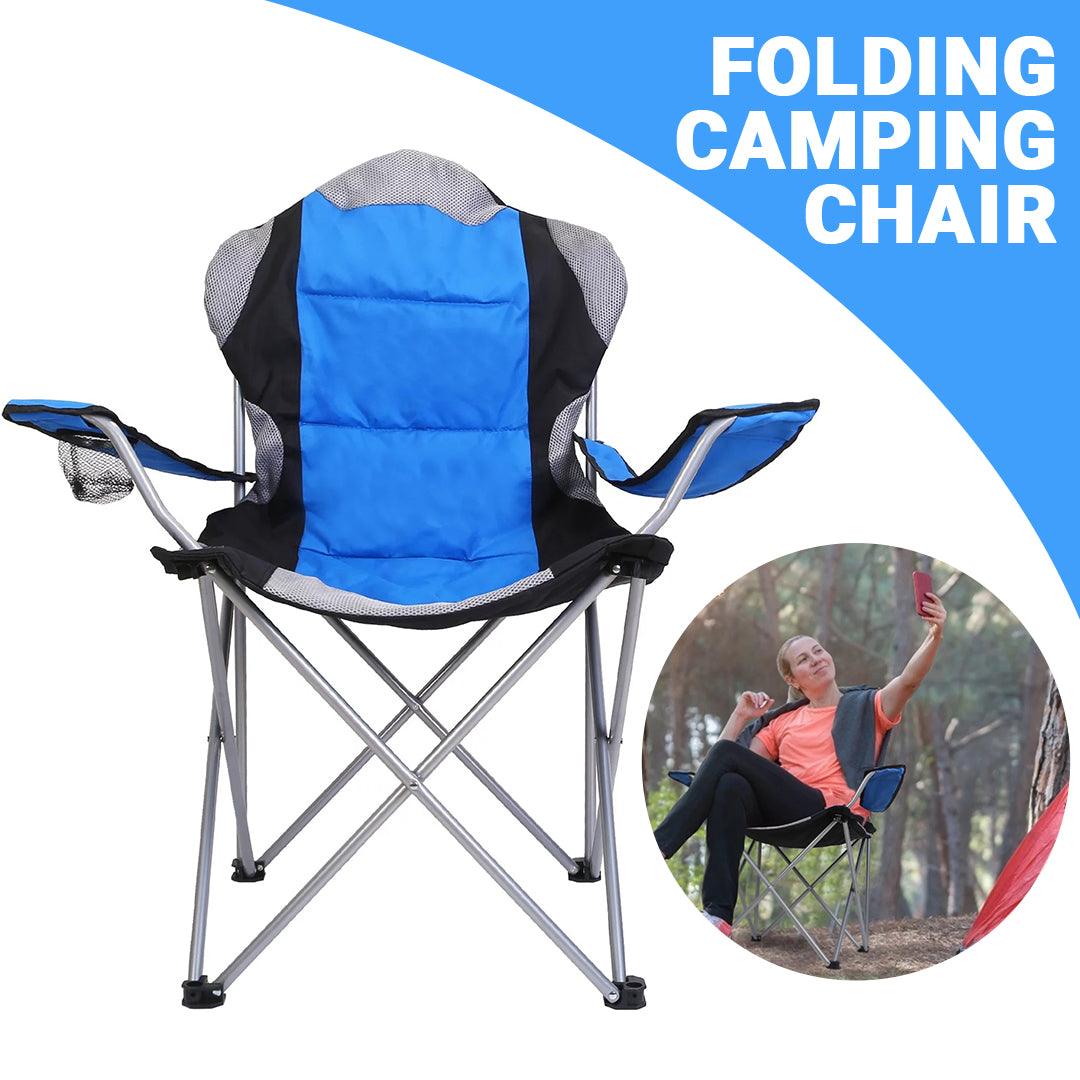 padded camping chair