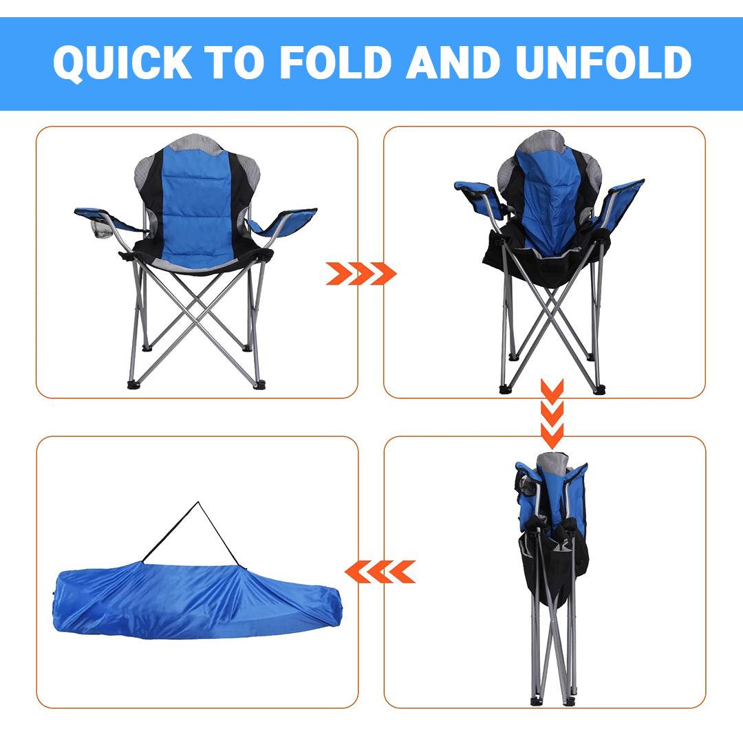 camping chair padded