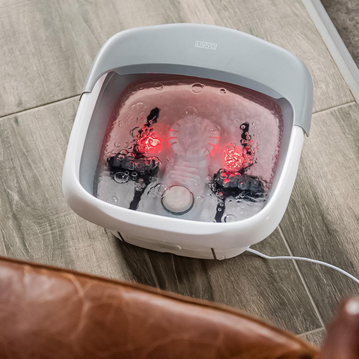 Foot Spa Massager - Foot Spa Pedicure Wet Bath Bubble Massage Bucket