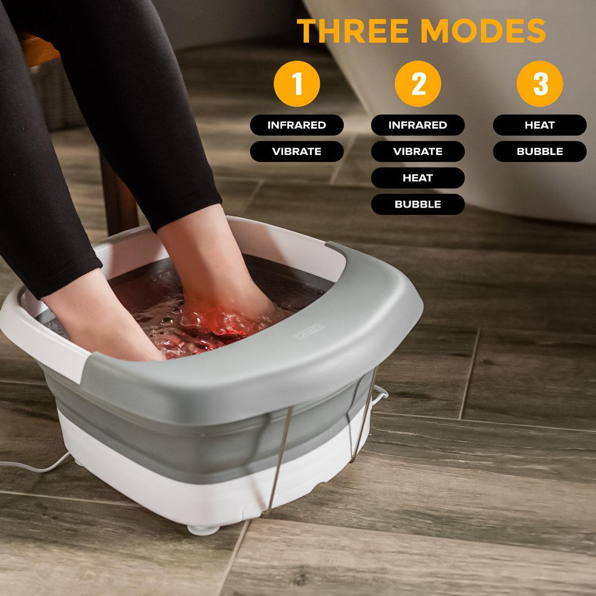 Foot Spa Massager - Foot Spa Pedicure Wet Bath Bubble Massage Bucket