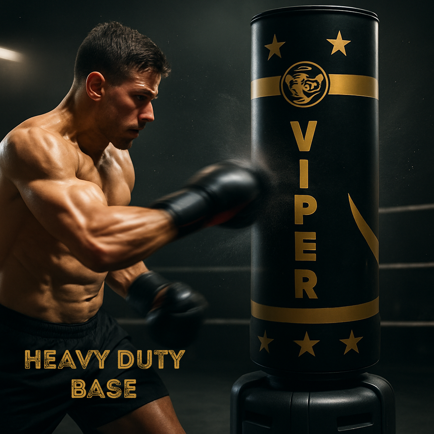 Free standing punch bag for home boxing training