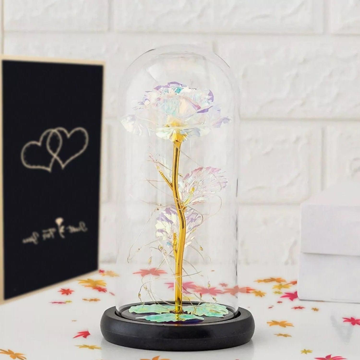 fairy lights rose gold