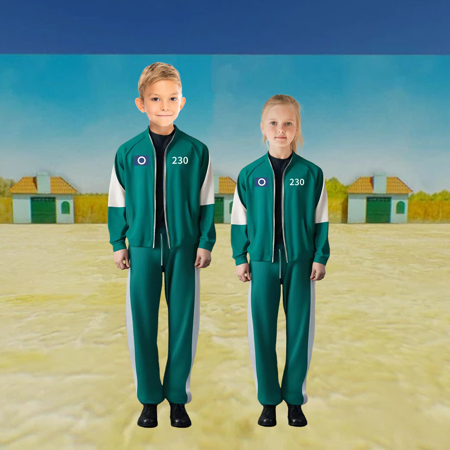 Green player tracksuit from Squid Game series