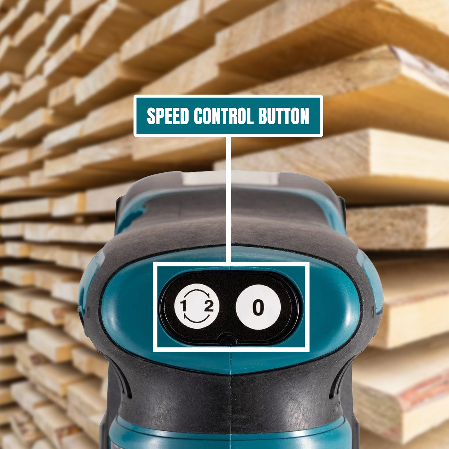 Handheld electric sander with rechargeable battery