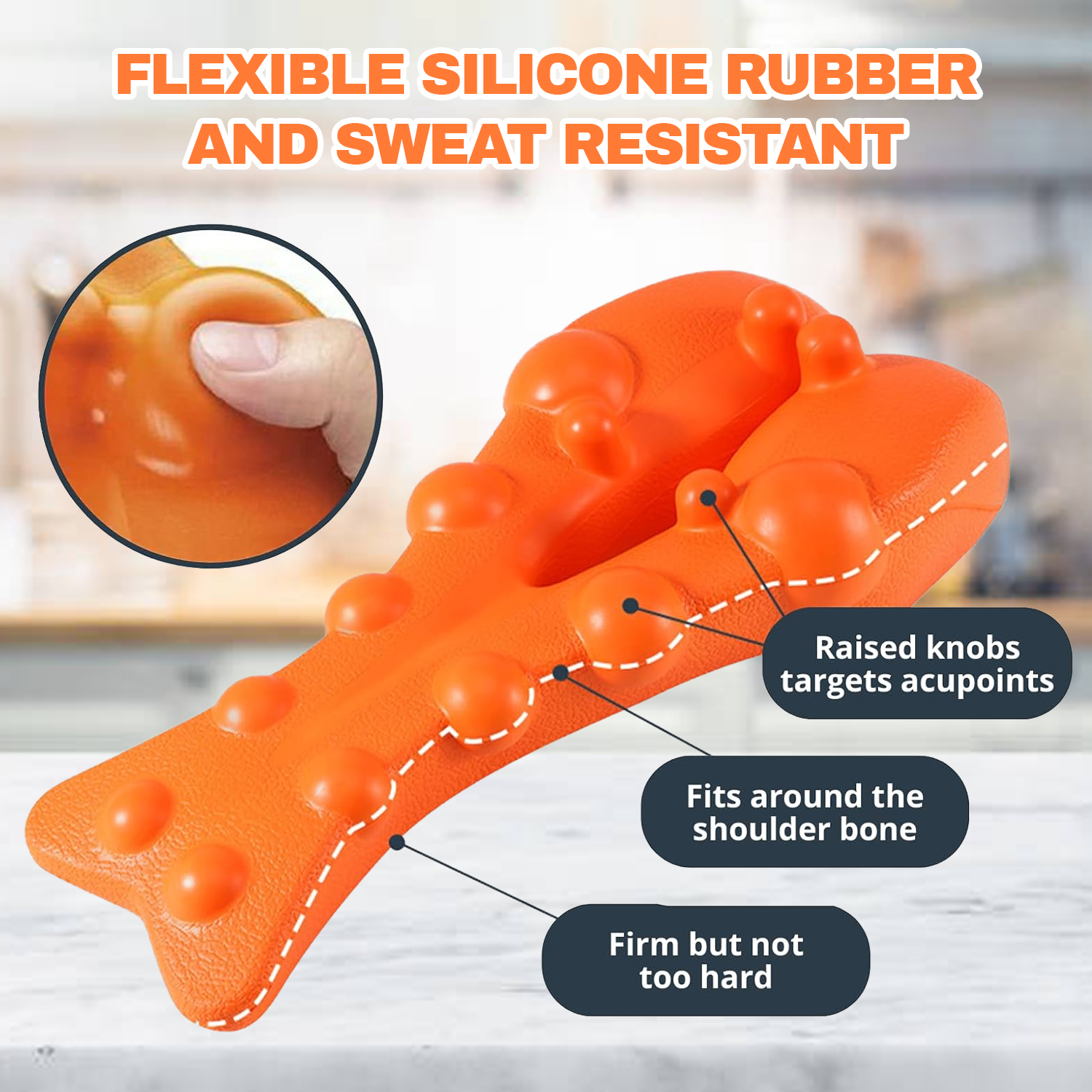 Handheld self-massage tool