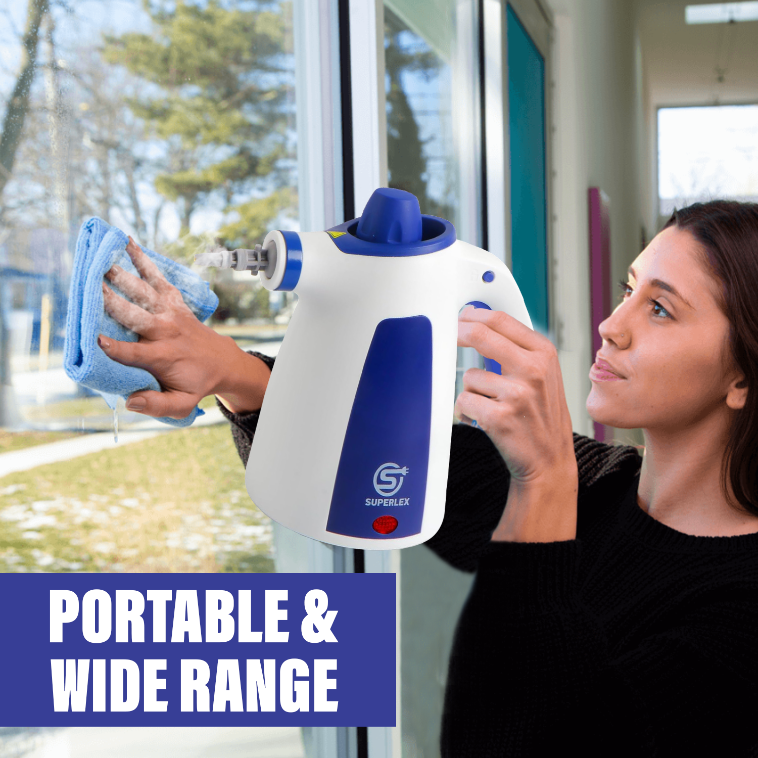 Handheld steam cleaner for home and kitchen