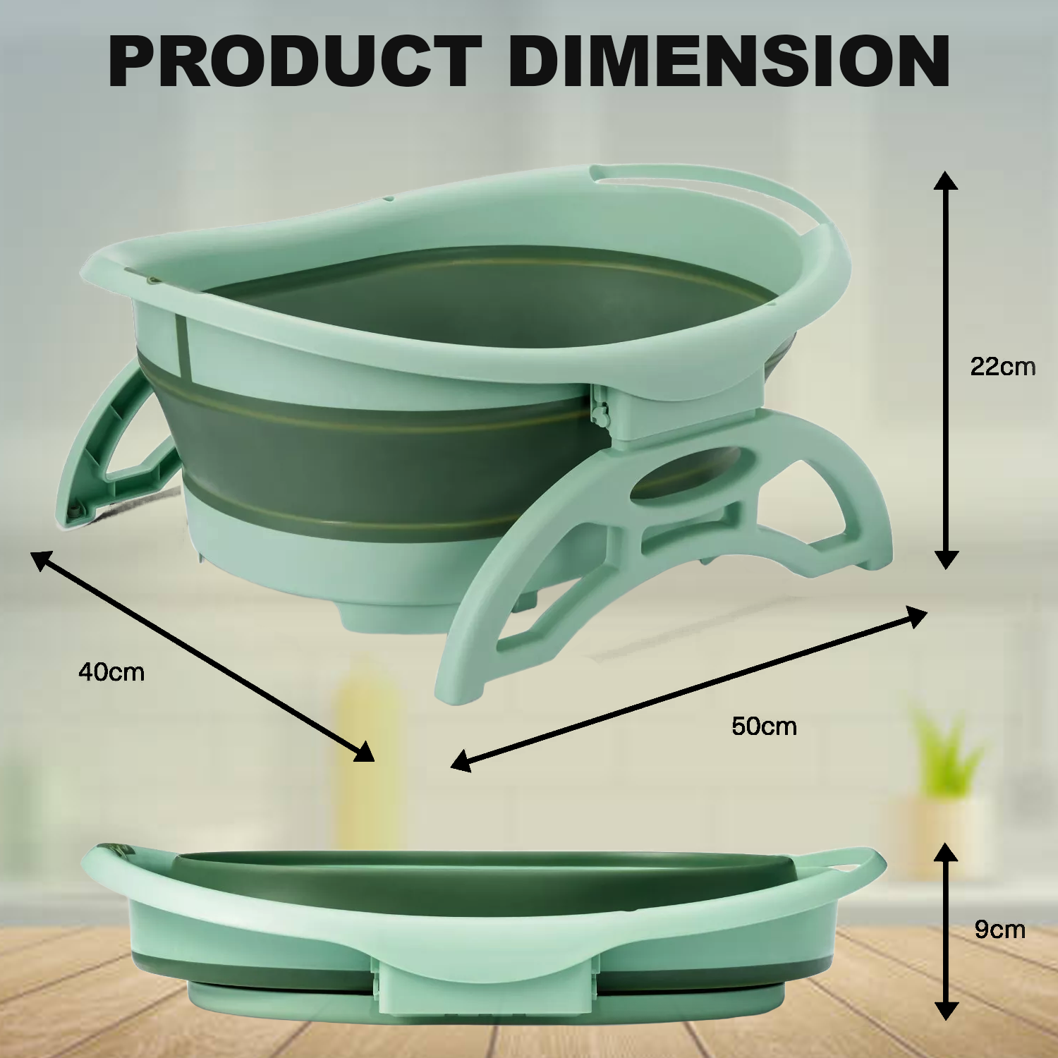 Heated foot bath massager