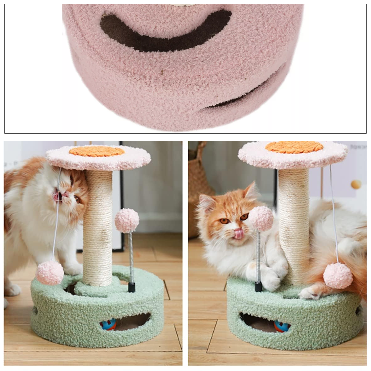 Heavy-duty cat tree for active cats