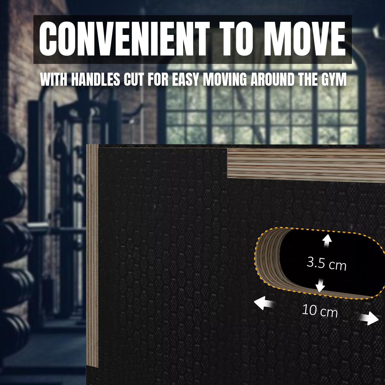 Heavy-duty jump box for high intensity training