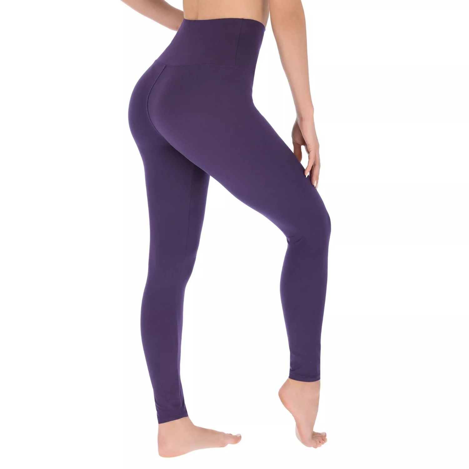 High Waisted Leggings Purple