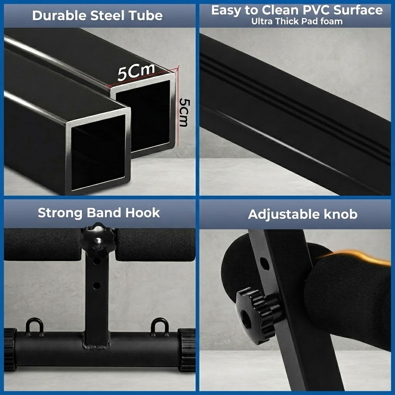 Home gym weight bench with adjustable backrest