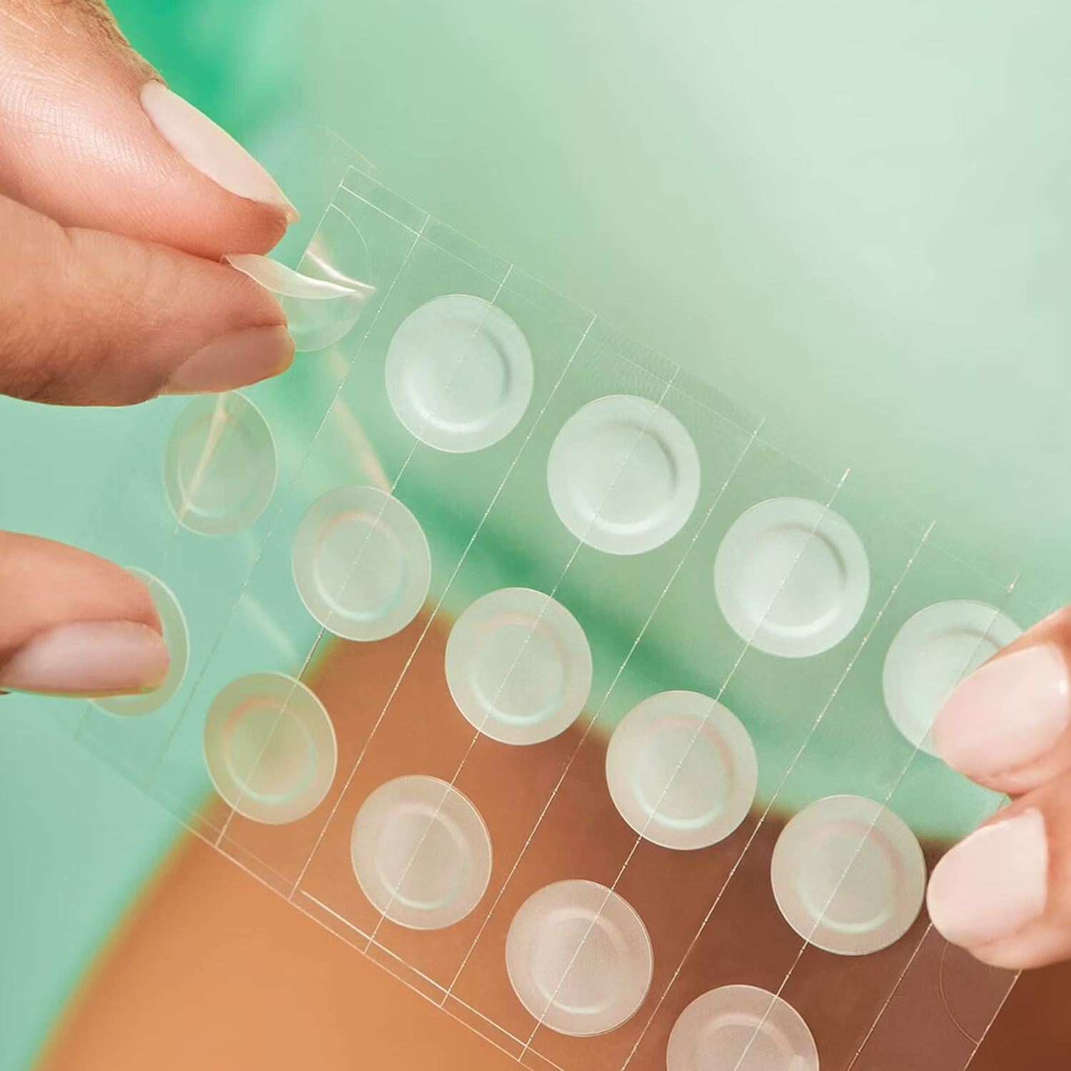 Hydrocolloid acne stickers for blemishes