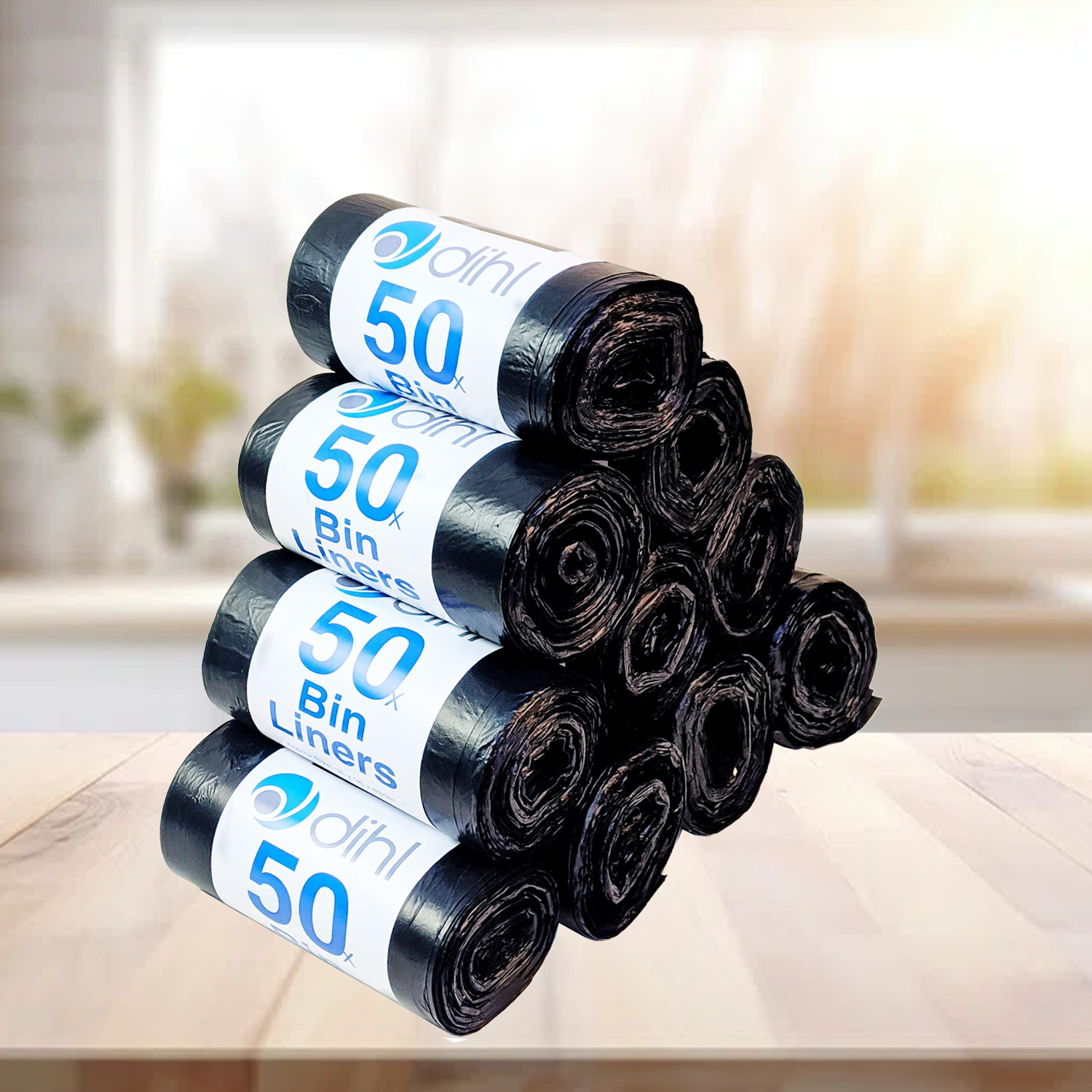 Hygienic kitchen waste bin with sensor lid