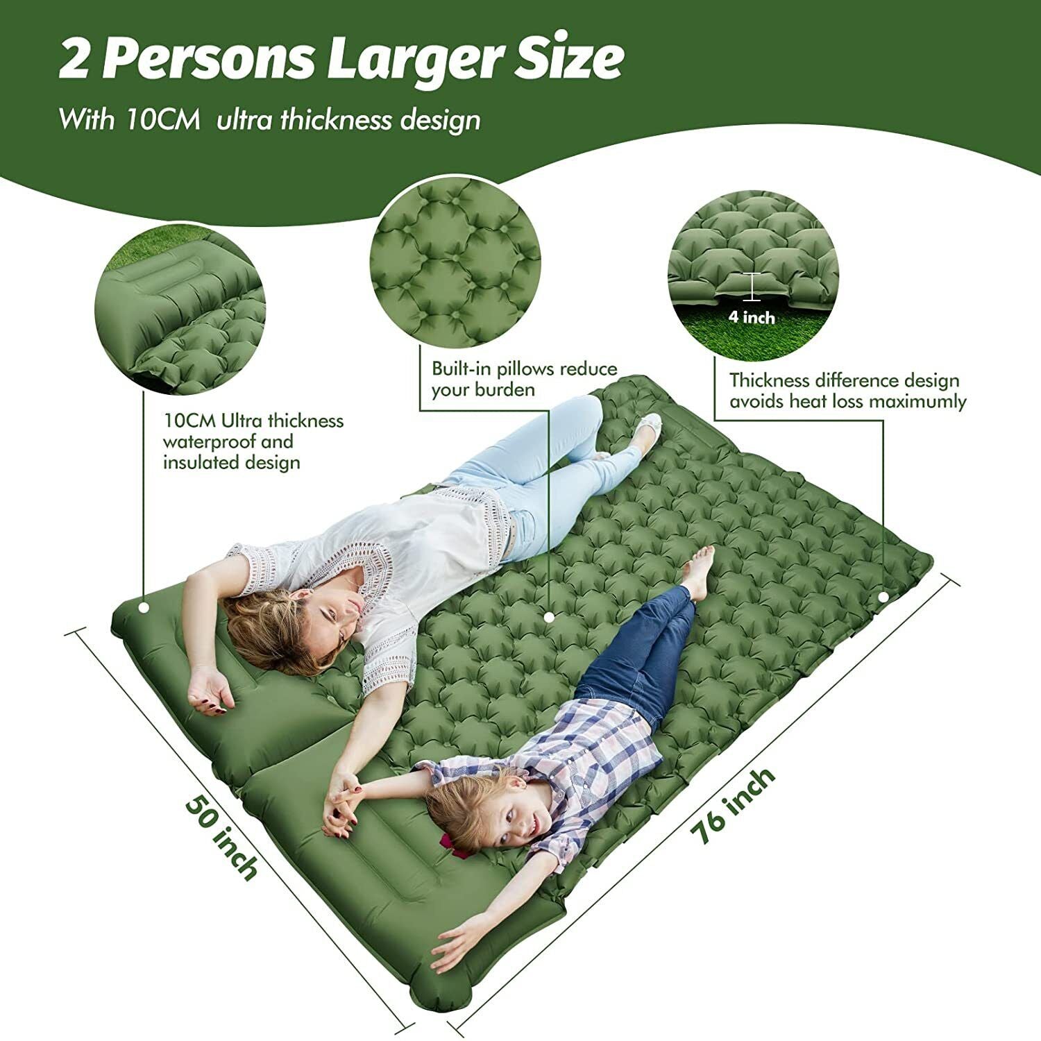 	 camping inflatable mat