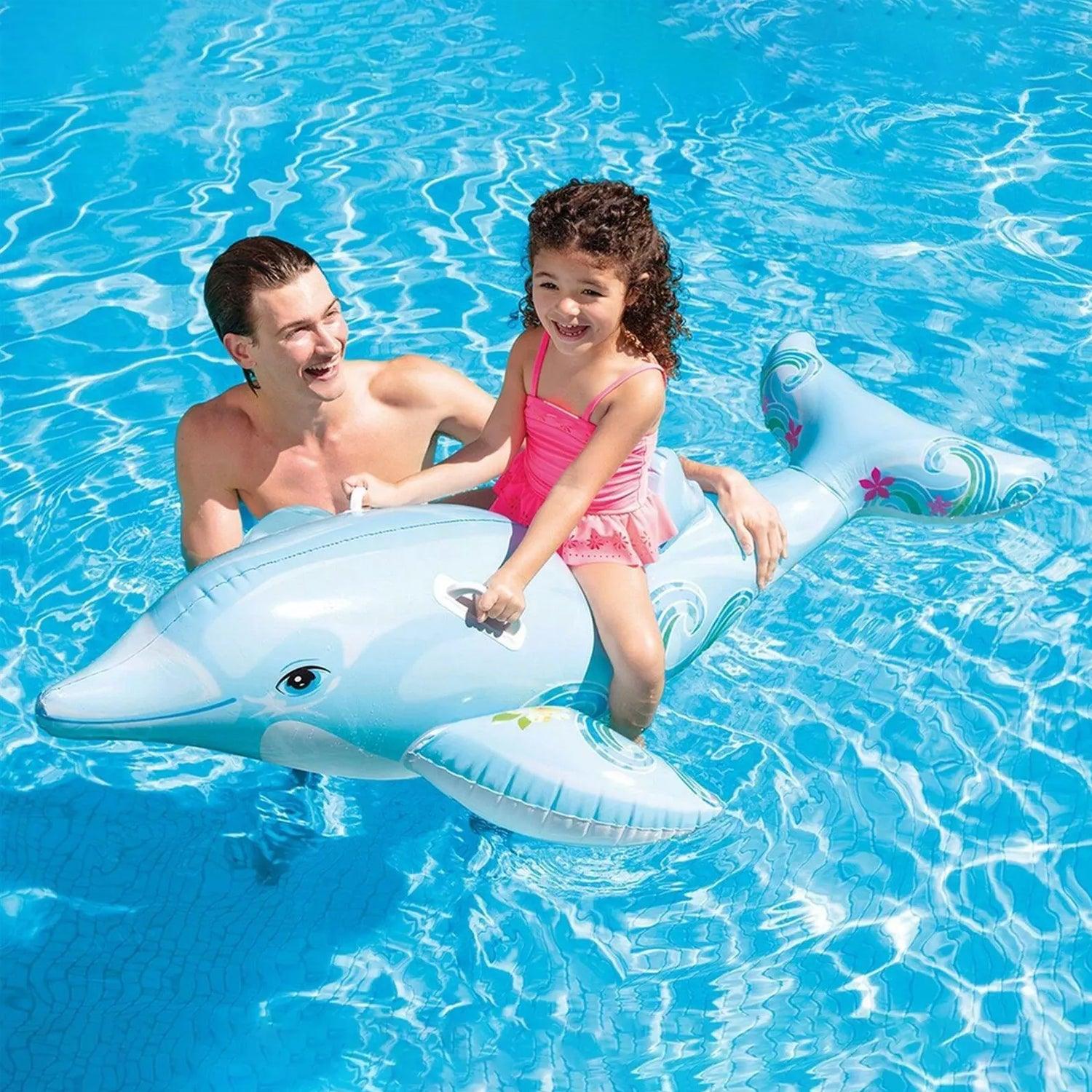 Inflatable Dolphin Pool Float