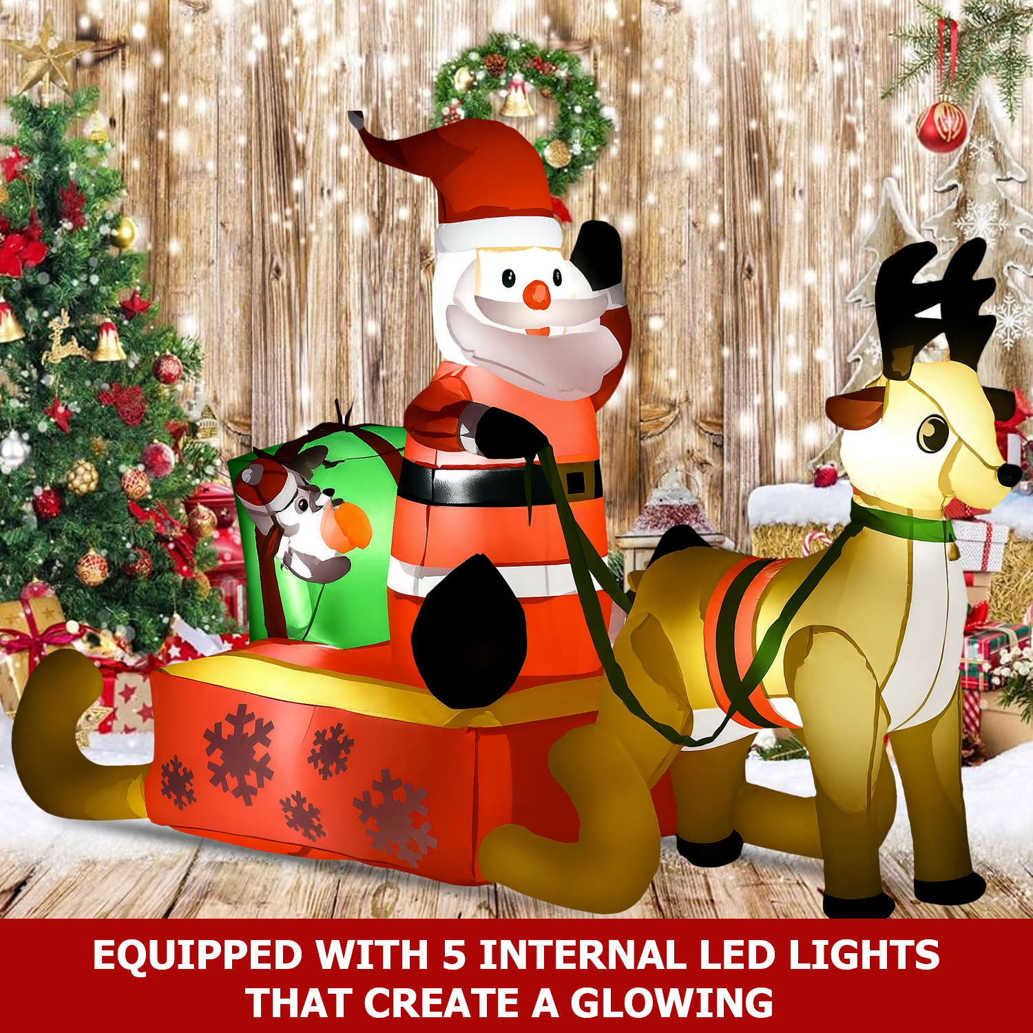 Inflatable Santa decoration