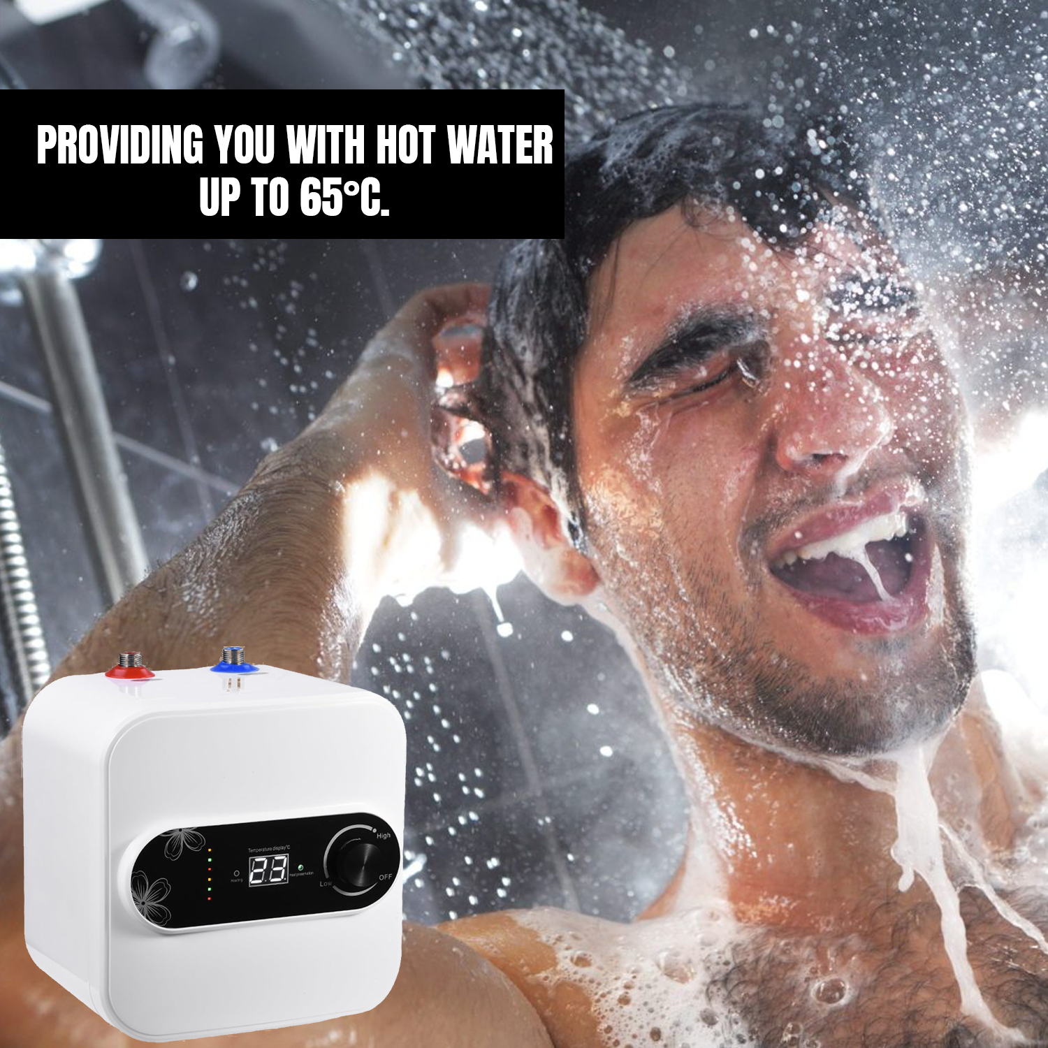 Instant hot water heater for small spaces