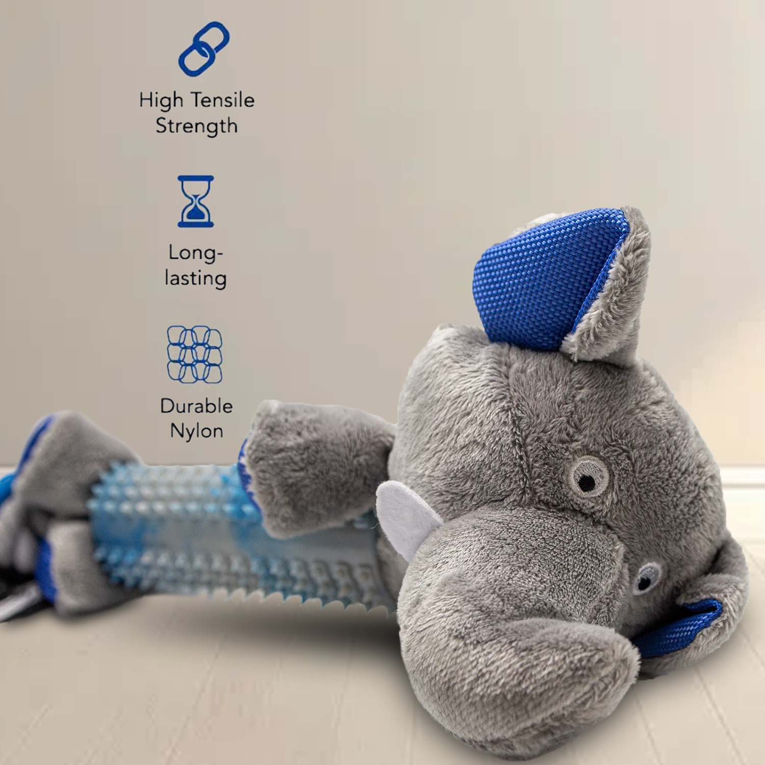 Interactive squeaky toy for dogs