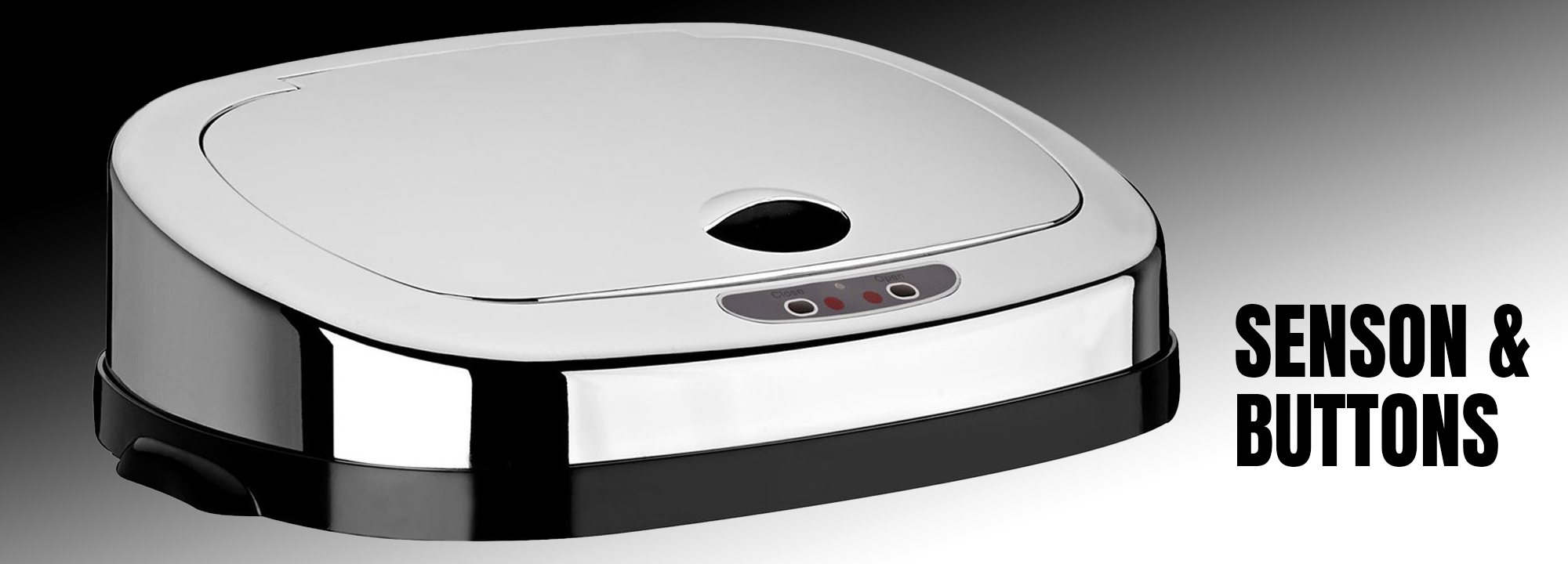 Kitchen trash can with motion detection