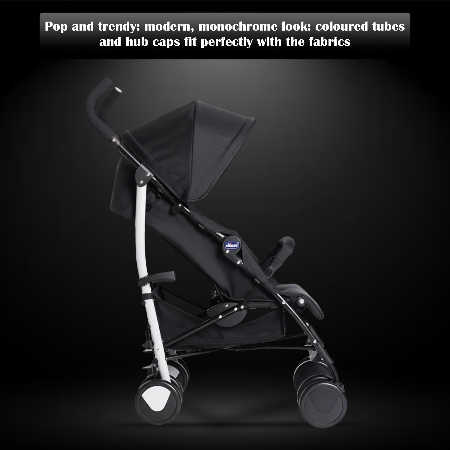 Lightweight foldable stroller for travel