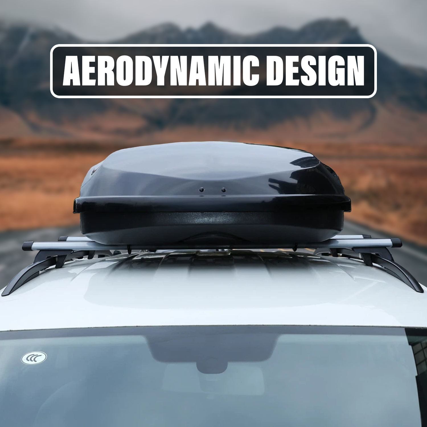 Lockable roof box for luggage and gear