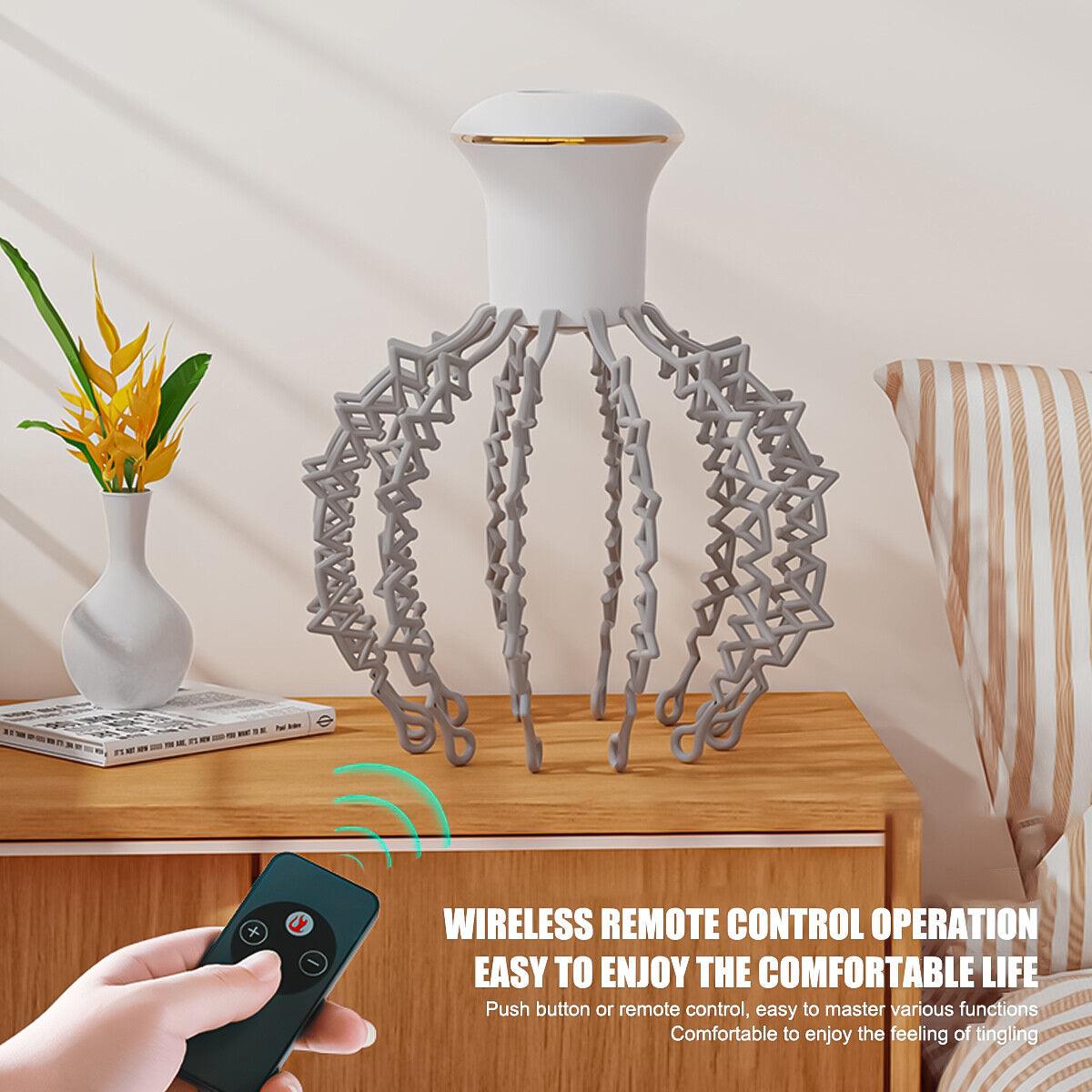 Octopus Head Massager - Electric Scalp Massager Stress Relief Relax