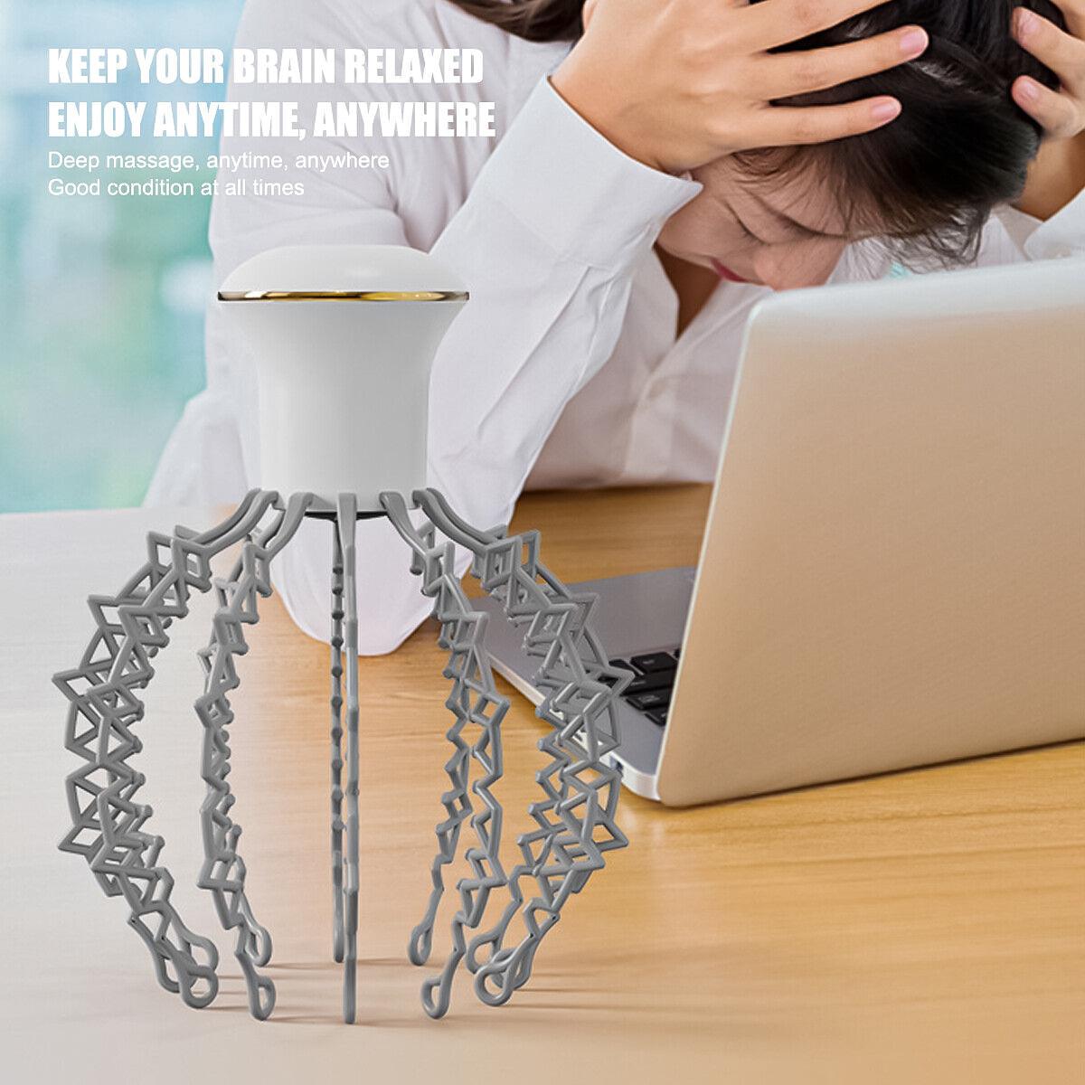 Octopus Head Massager - Electric Scalp Massager Stress Relief Relax