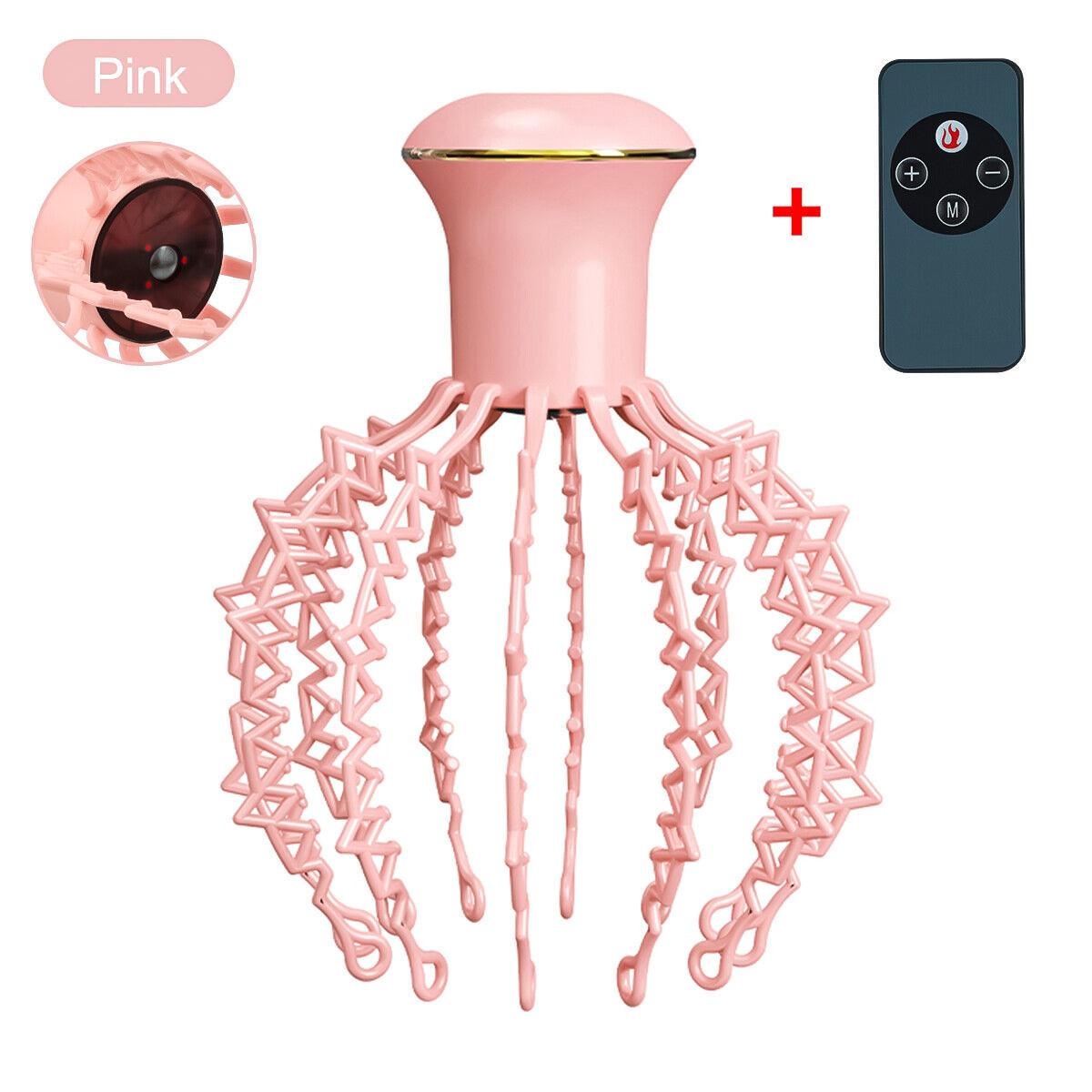 Octopus Head Massager - Electric Scalp Massager Stress Relief Relax