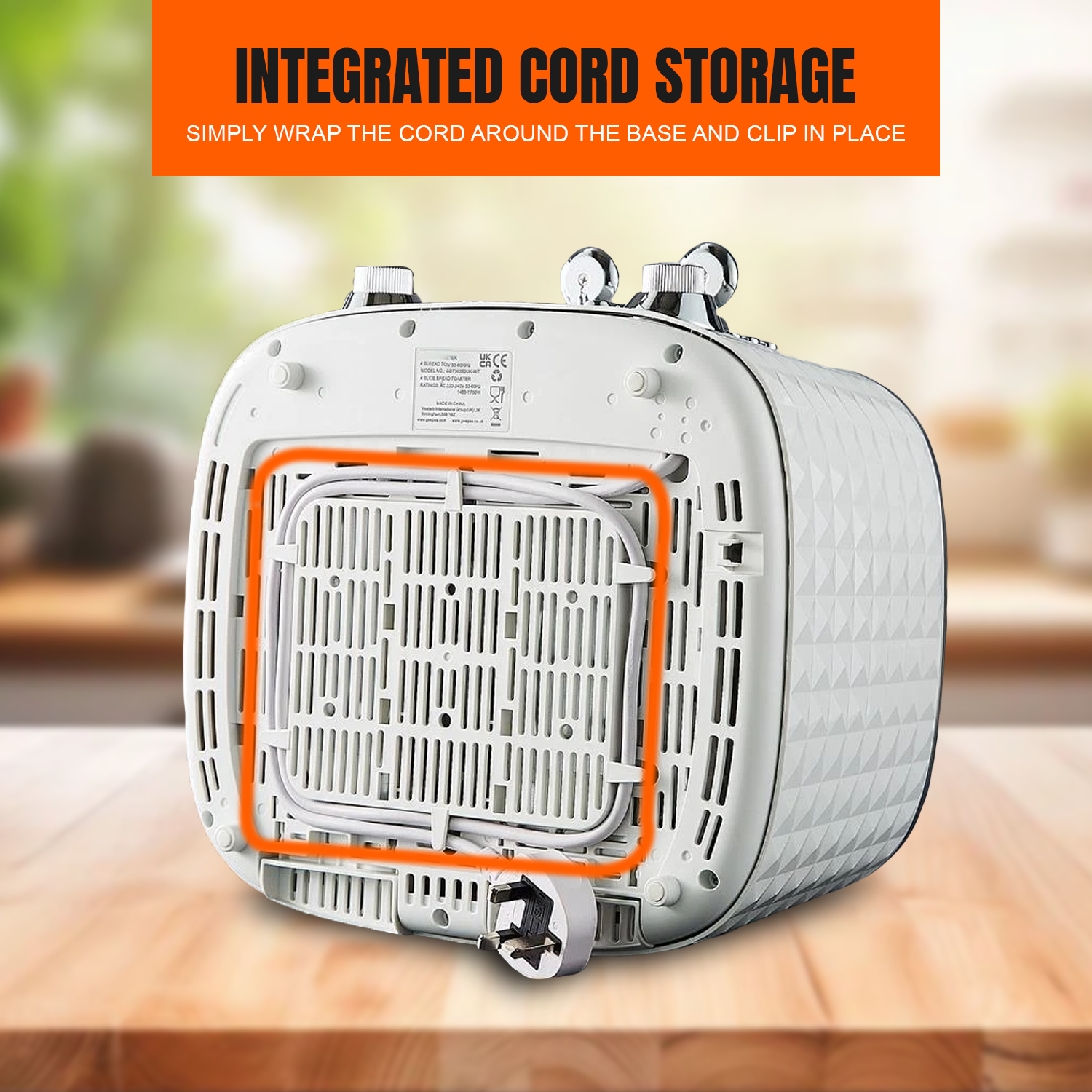 Modern kitchen toaster and kettle set