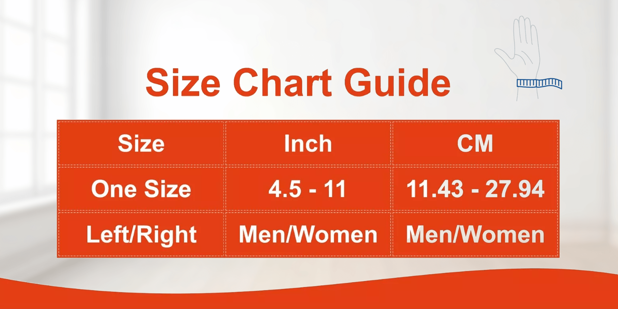 Multi-size Compression Wrapping Wrist