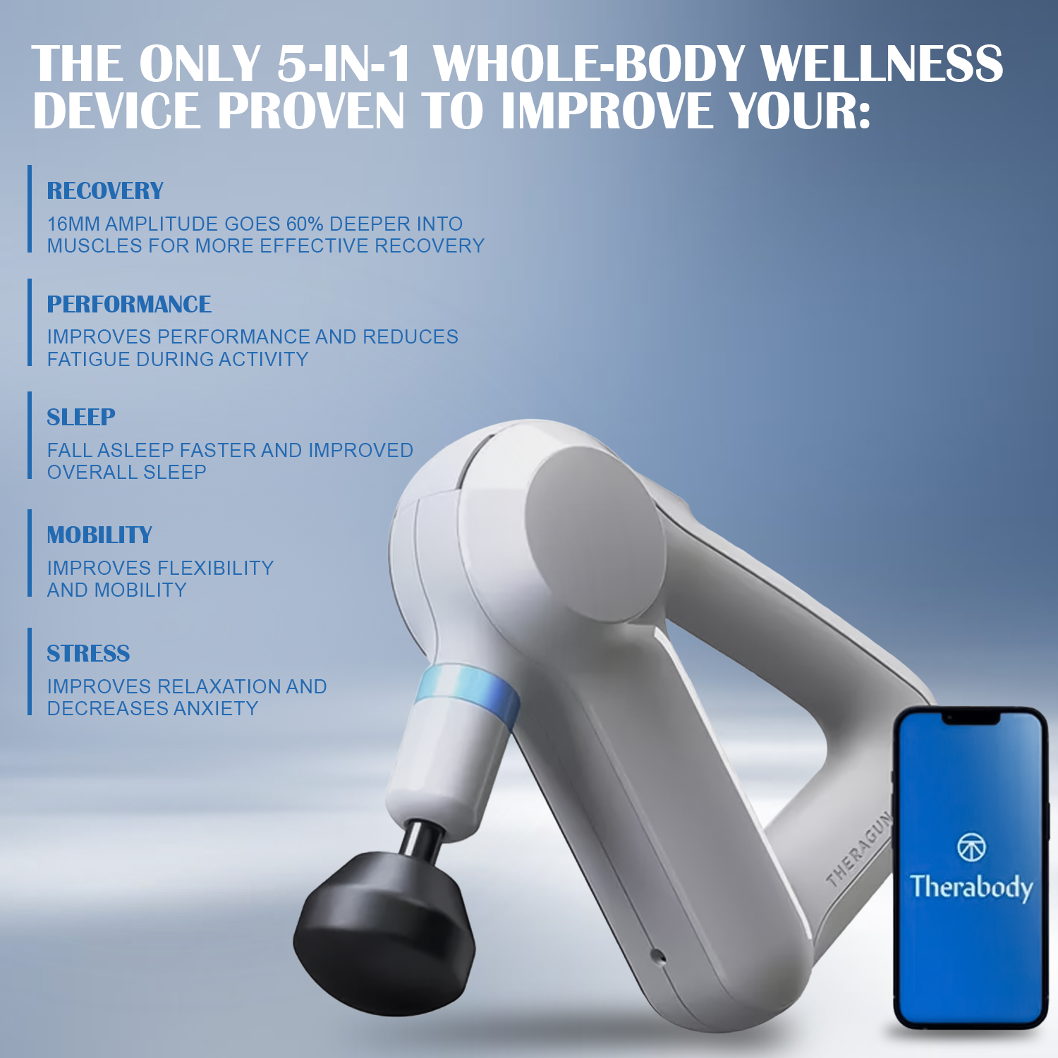 Muscle massager gun for deep tissue therapy