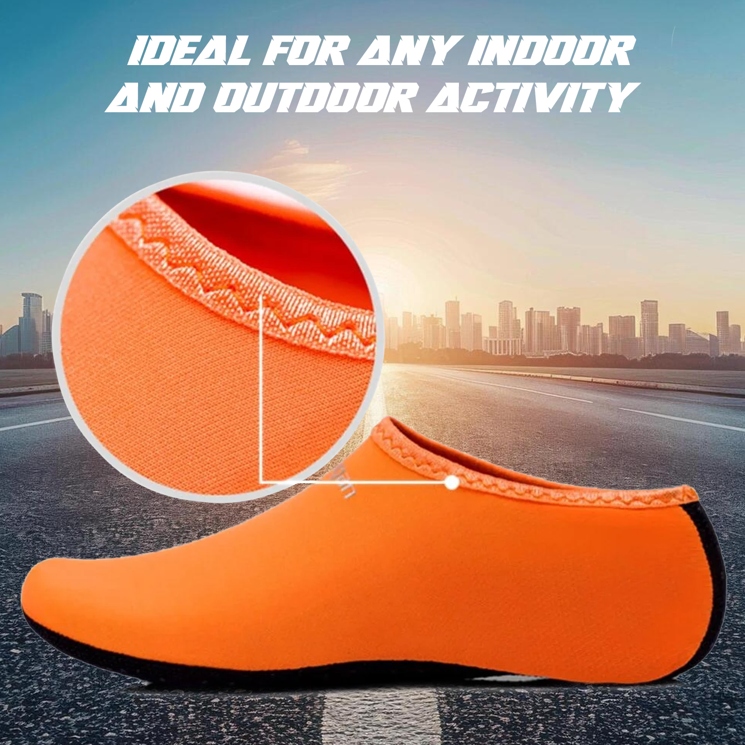 Non-slip water shoes for beach and pool use