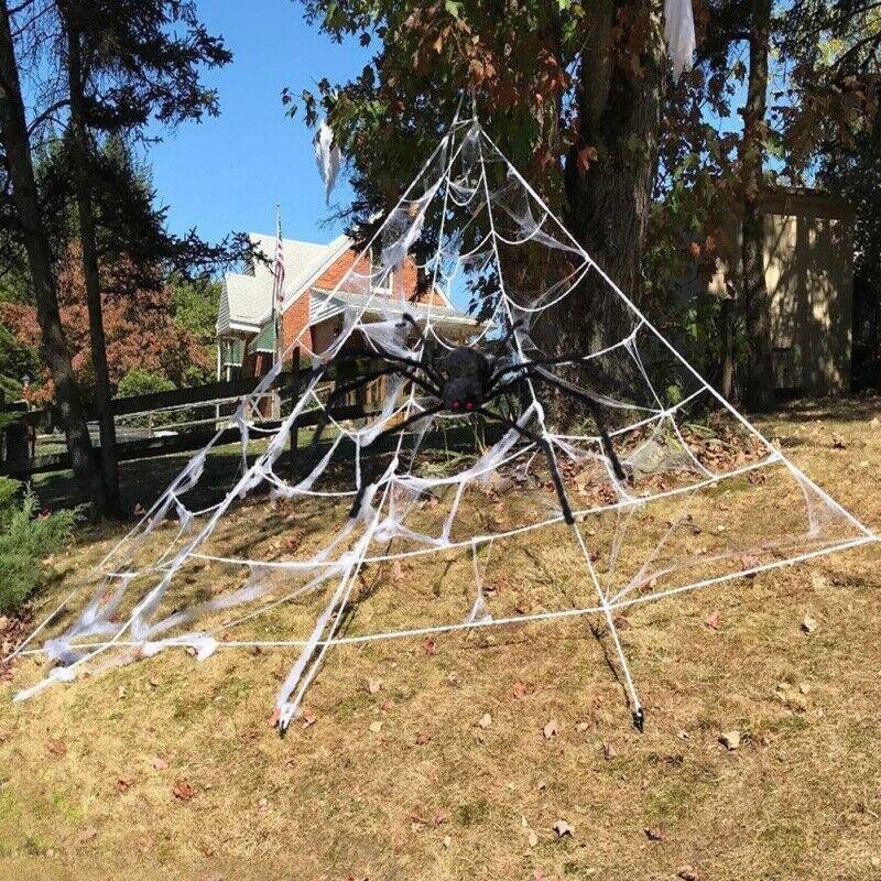 Outdoor Large Spider Web Decor