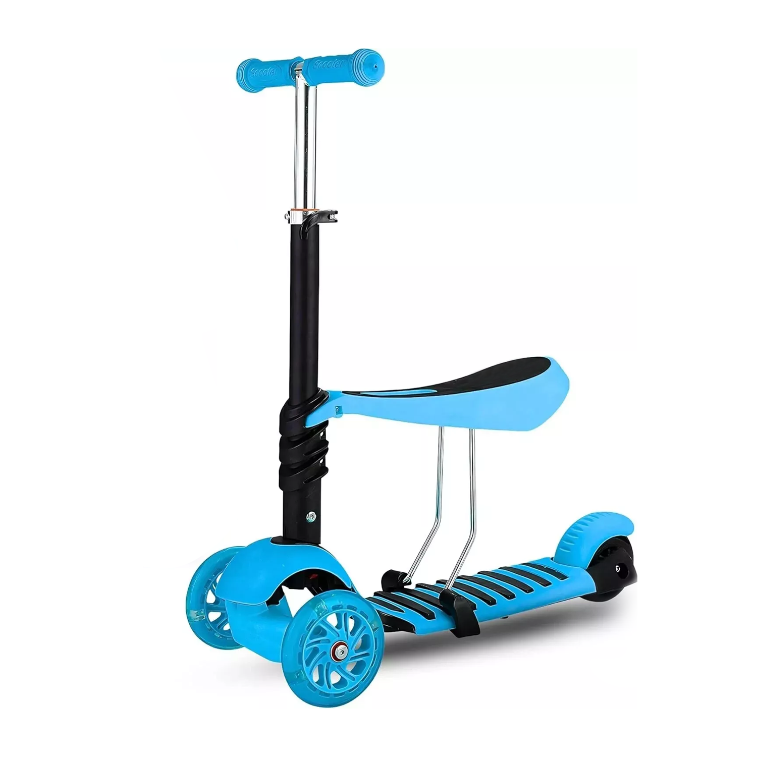 Outdoor fun kids scooter with stability