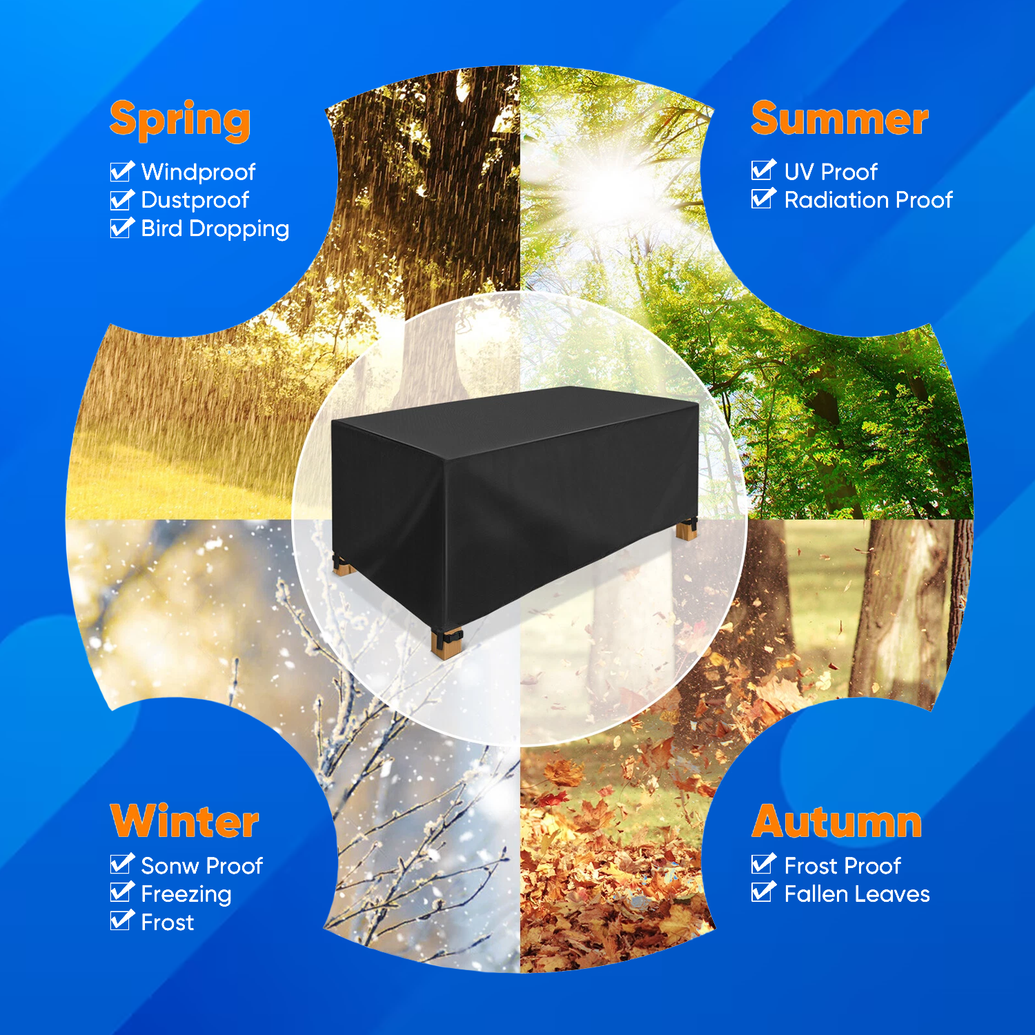 Outdoor furniture covers waterproof and durable