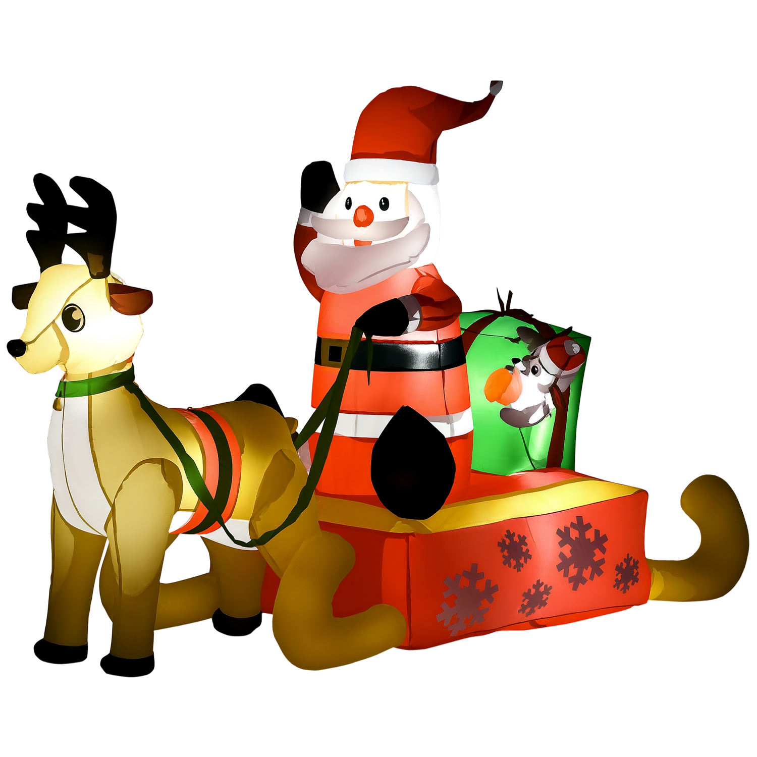 Outdoor inflatable Santa Claus