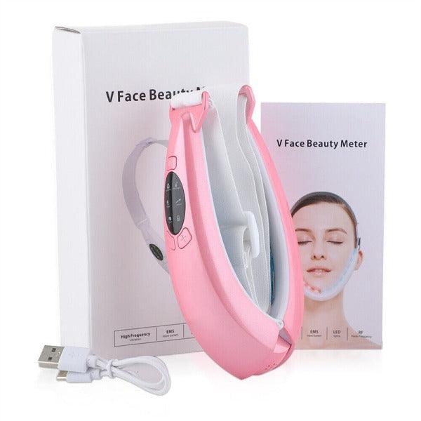 Pink Electric V-face Shaping Massager