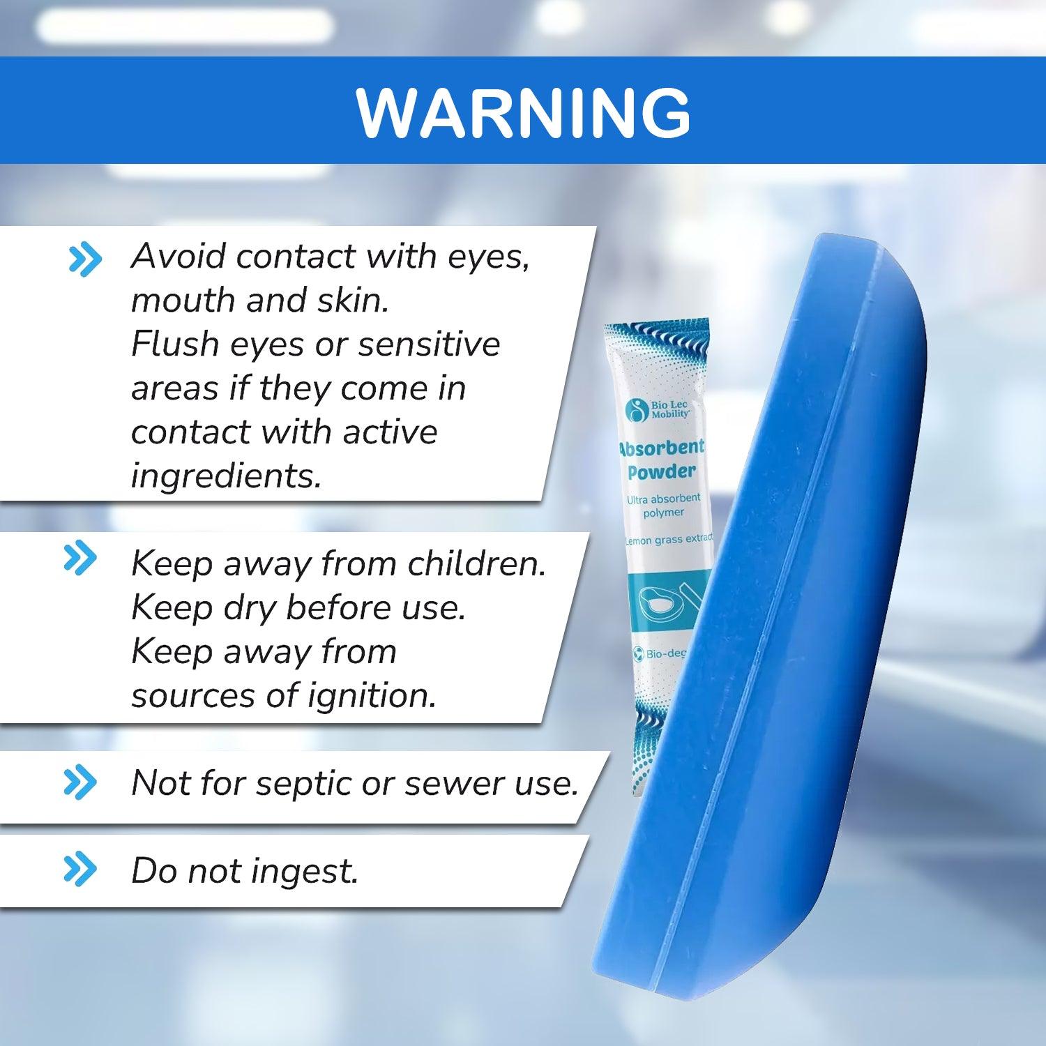 Portable Bed Pan Bundle Set