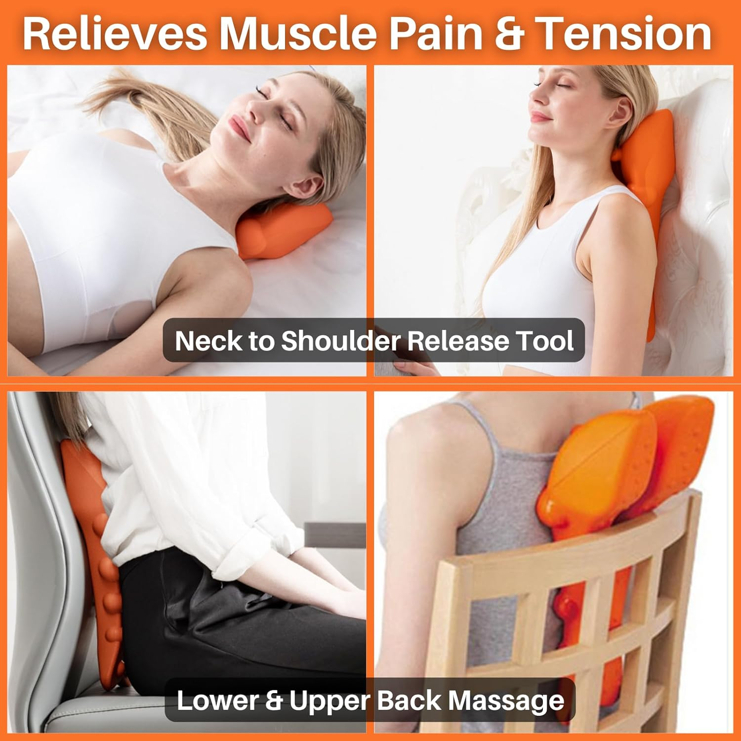 Portable deep tissue massager for muscle recovery