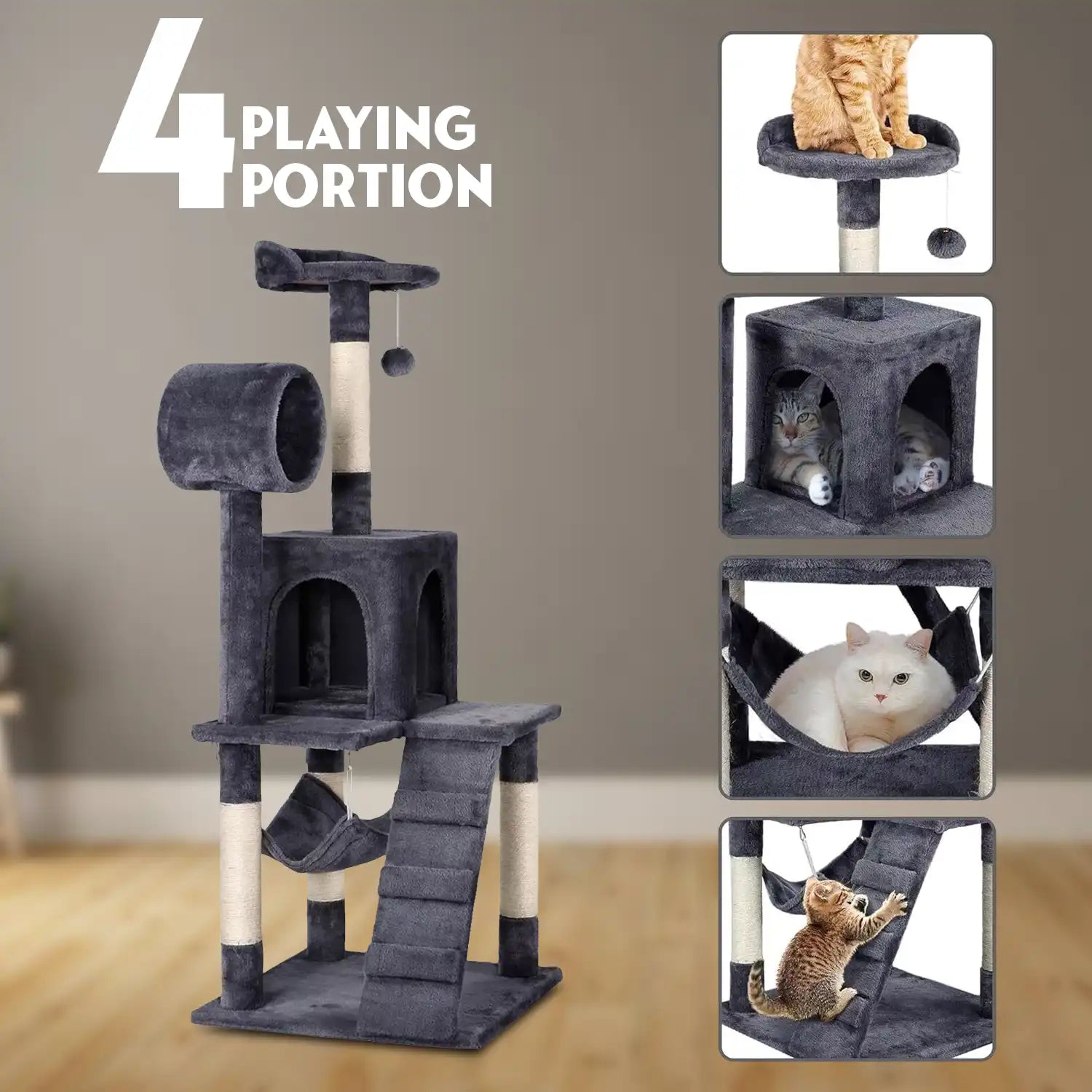 Safe and durable scratching post for cats’ claws