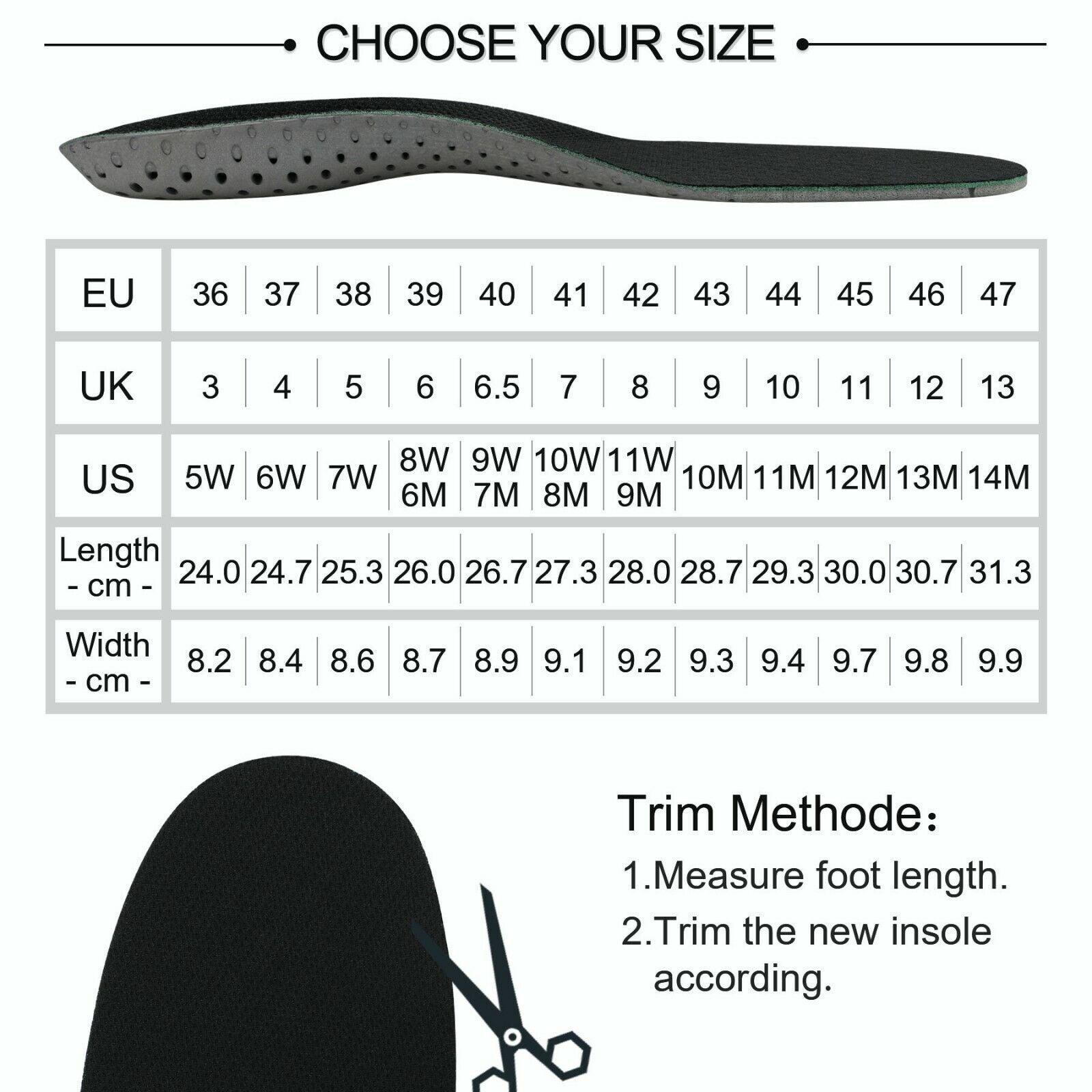 Orthotic Insoles UK - Orthopaedic Insole Shoe Inserts Adult Arch Foot Support