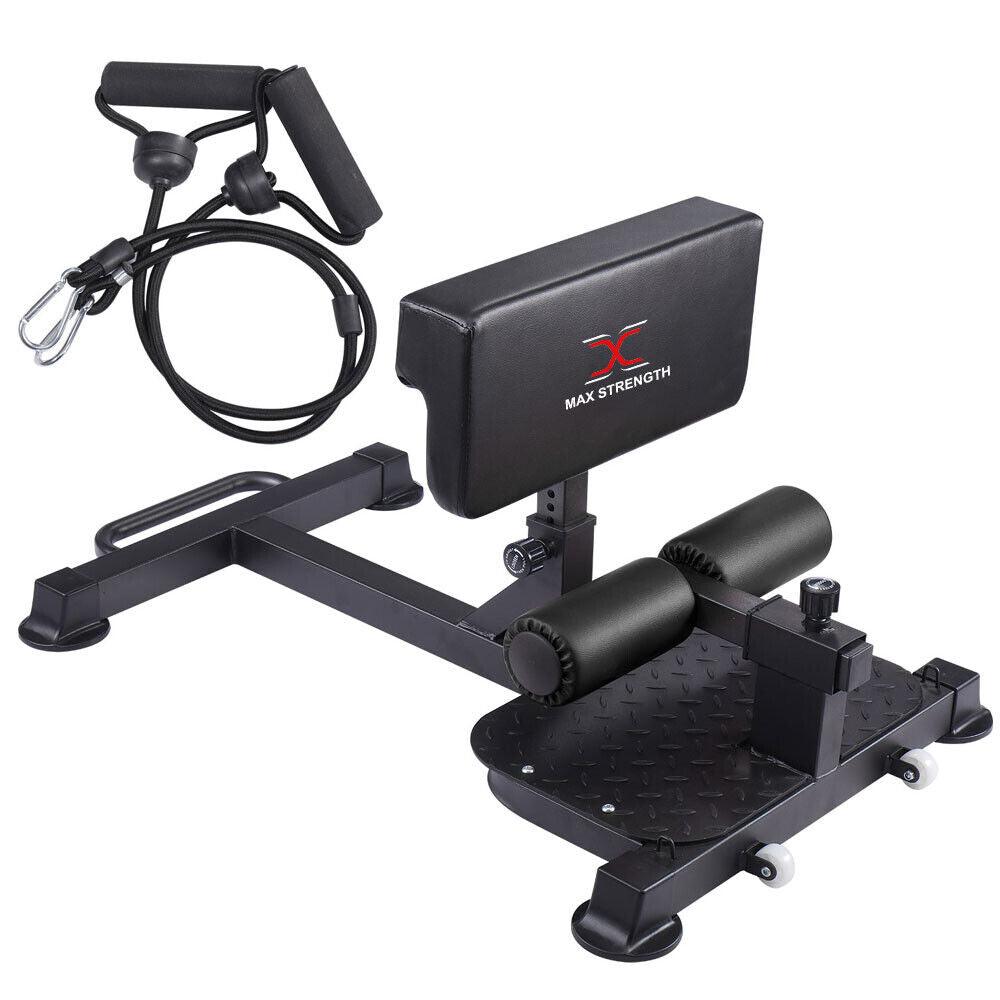 Squat Machines for Home - Adjustable Squat Machine Deep Abdominal Bench Leg Exercise Multi-function