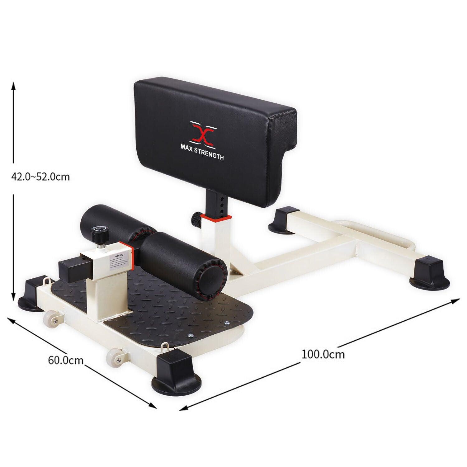 Squat Machines for Home - Adjustable Squat Machine Deep Abdominal Bench Leg Exercise Multi-function