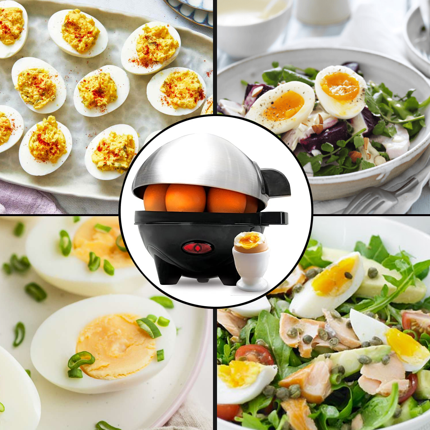 Small kitchen appliance for boiling eggs