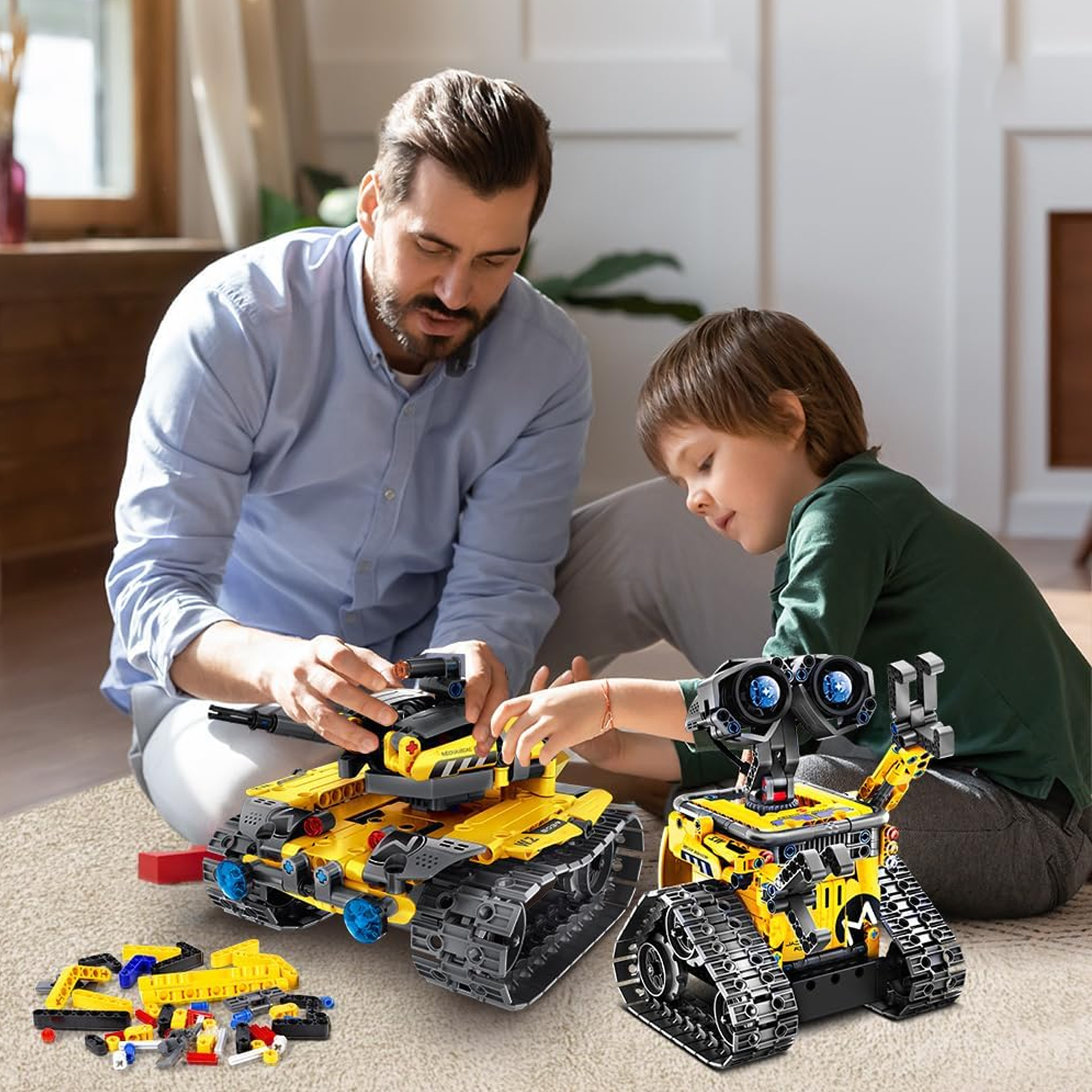 Smart robot building kit with remote control