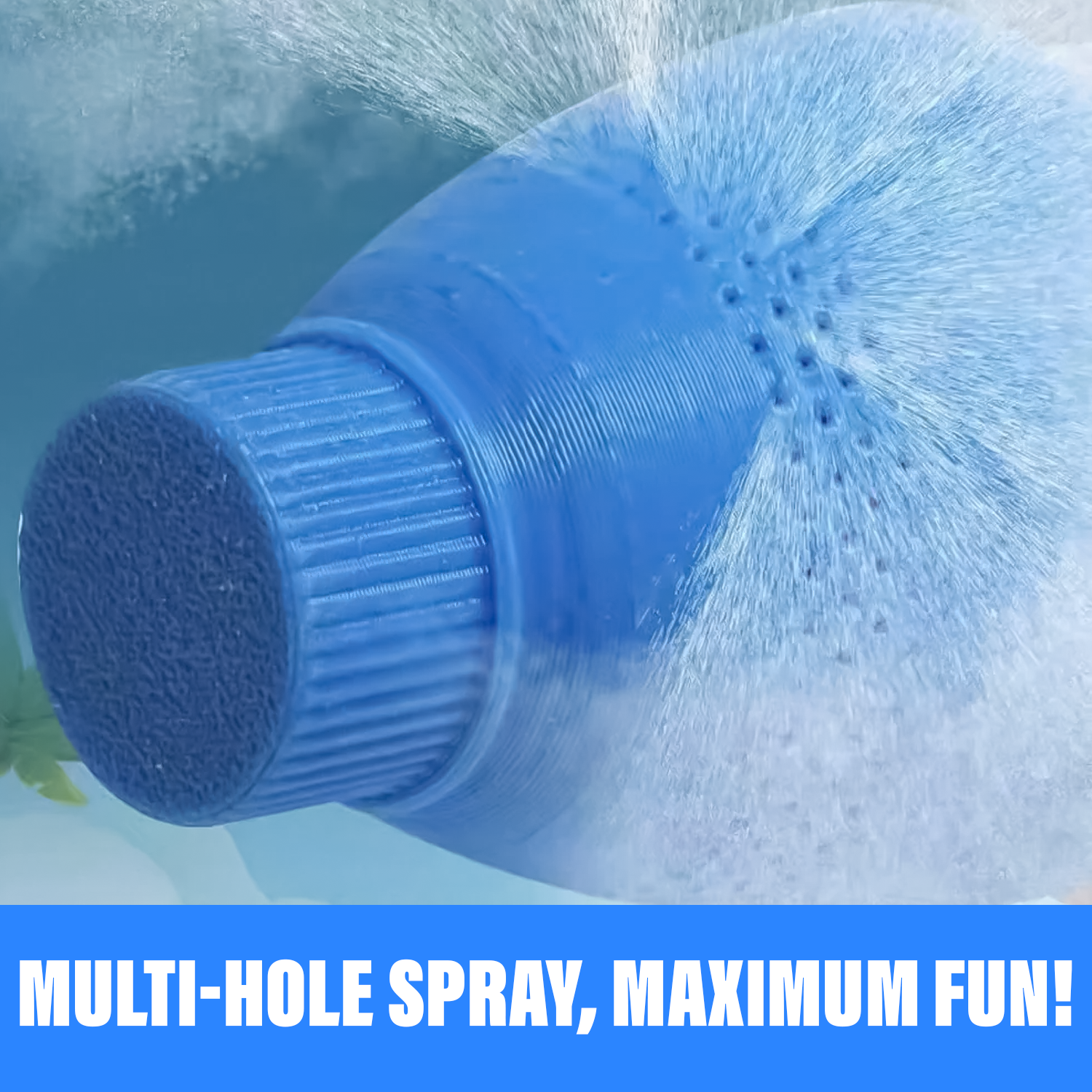 Spray and splash toy for bathtubs and pools