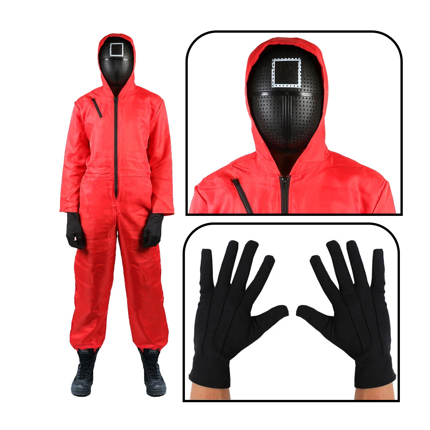 Squid Game cosplay uniform with number patch