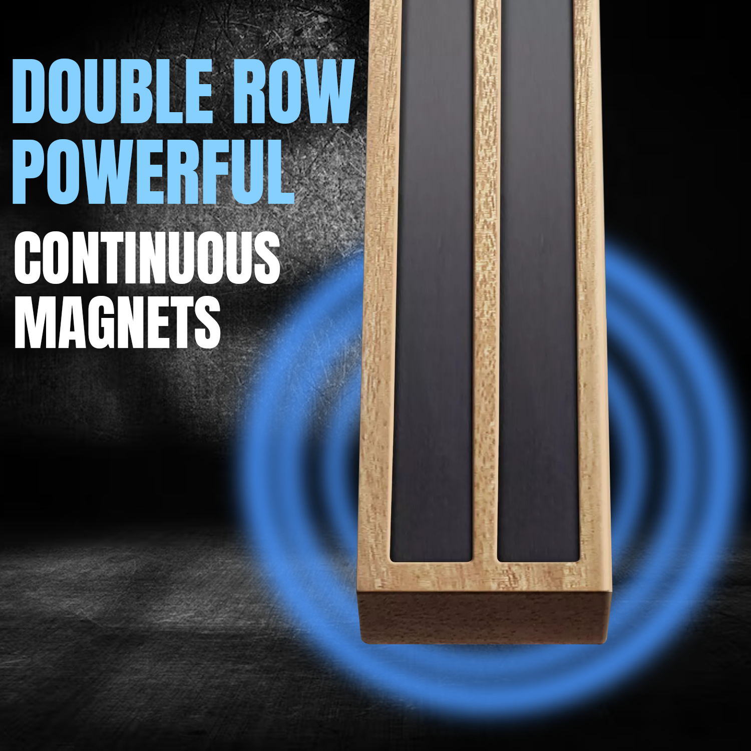 Stainless steel magnetic knife strip