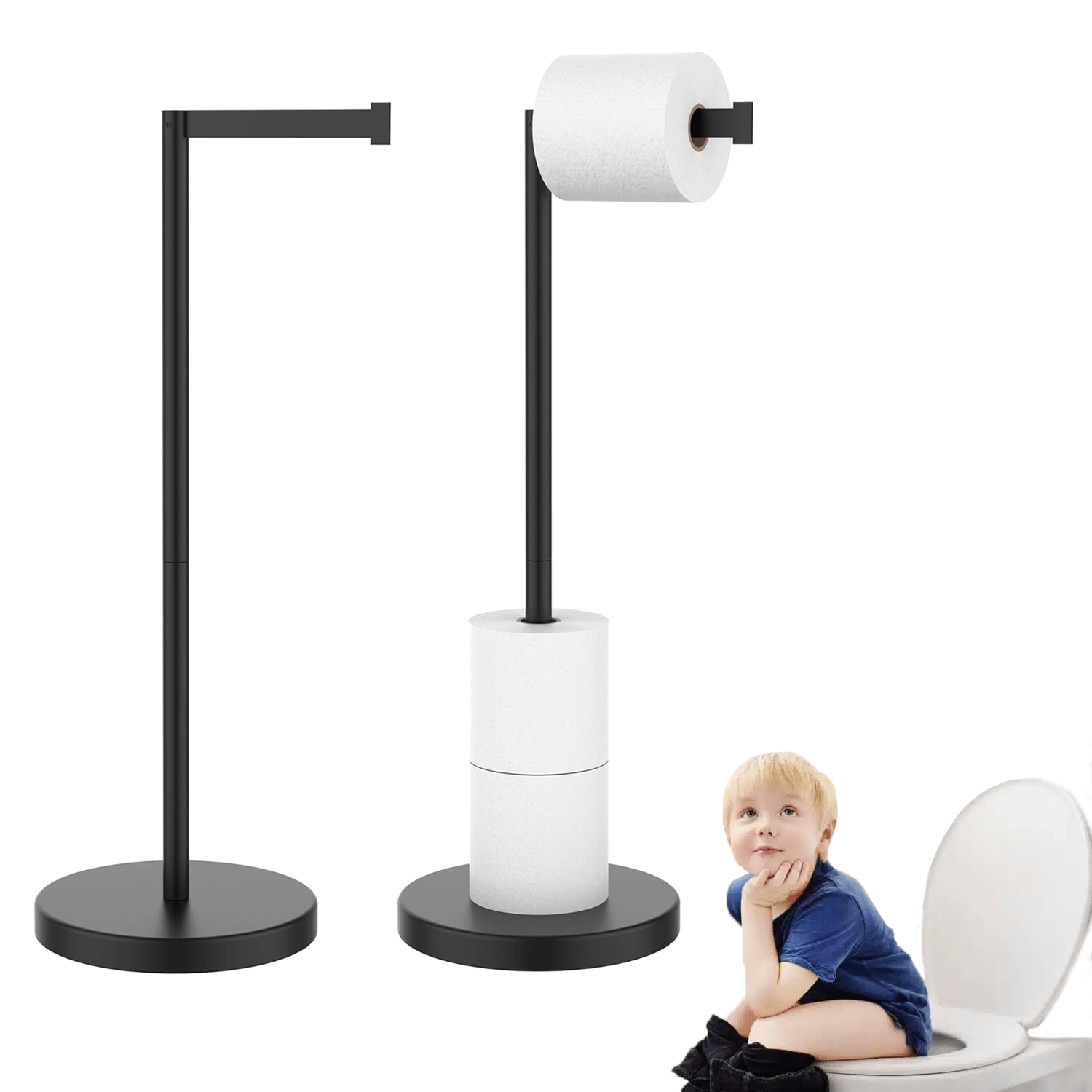 Standing Toilet Paper Holder